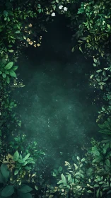 Verdant Sanctuary: Where Emerald Foliage Frames Luminous Secrets.