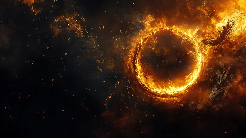 Fiery Explosion Ring - Explosive Energy Burst