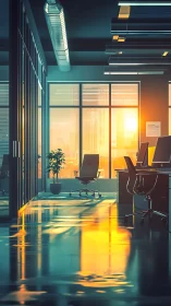 Sunset Sanctuary: Where Neon Dreams Meet Corporate Silence.