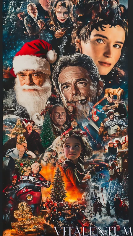 Christmas memories collide in a swirling cinematic tapestry