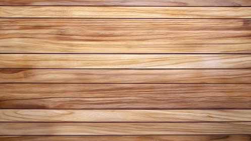 Natural teak wood planks align in clean horizontal pattern.