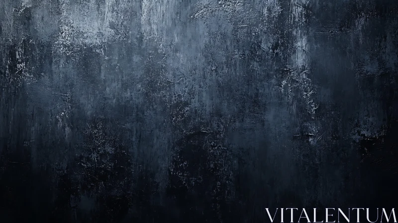 Nocturne wall surface hums softly with textured blue shadows