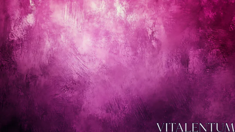 Pink textured background shows rough brush strokes and noise