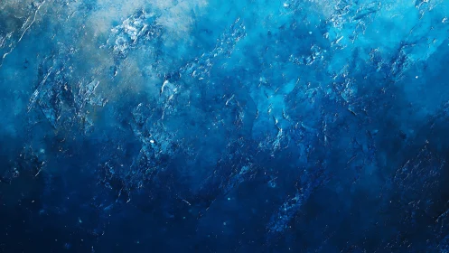 Abstract blue textured background with icy and oceanic tones.
