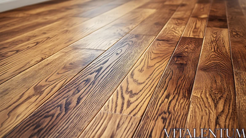 Warm rustic hardwood floor with rich, welcoming grain tones.