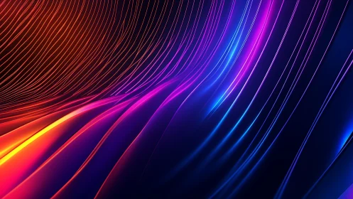 Neon riverlines bending through electric twilight space.