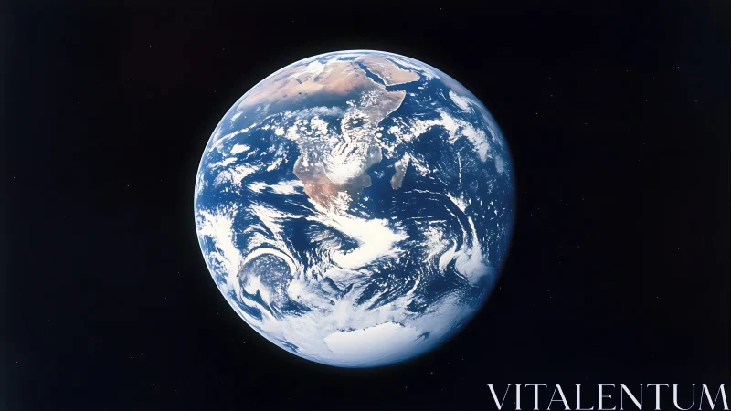 Full-disk Earth portrait reveals atmospheric bands in orbit