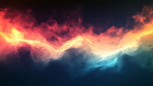 Luminous Wave Formation with Thermal Gradient Transition