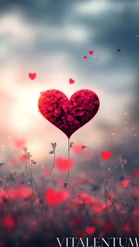 Singular Heart Blooms Into Countless Affections Across Dreamscape