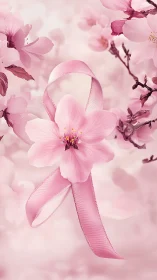 Pink Ribbon Flowers: A Touching Symbol of Hope.