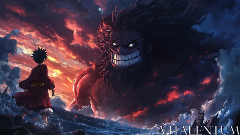 Stormy sea encounter welcomes a daring hero and vast titan