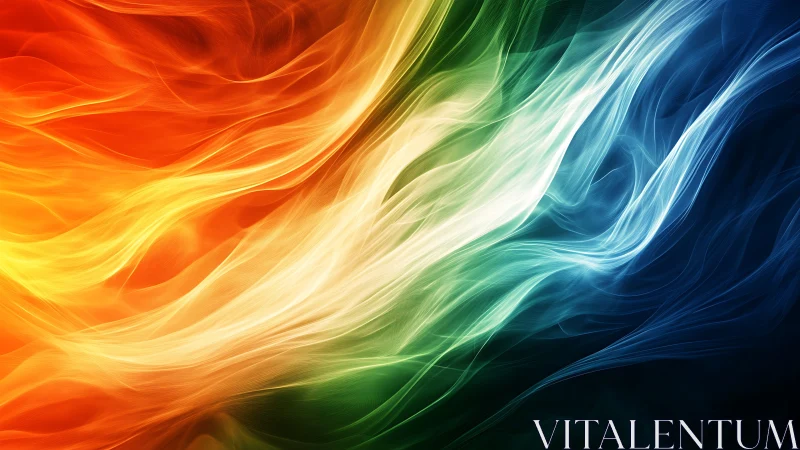 Dynamic Energy Wave Flows Through Chromatic Spectrum.