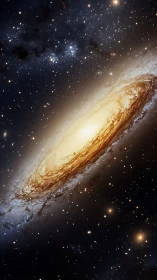Edge-on barred spiral galaxy disk with dense stellar halo field