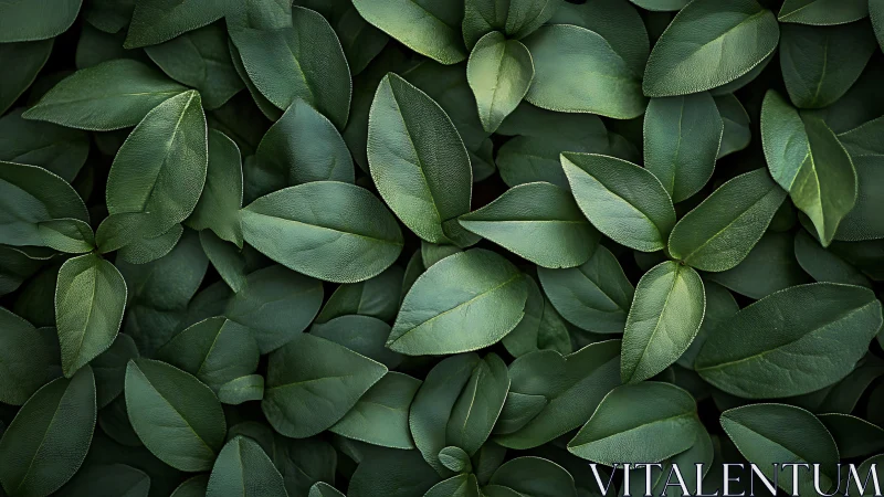 Overlapping green leaves forming dense uniform foliage.