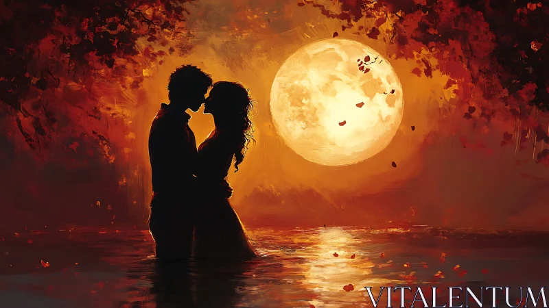 Two Hearts Dance in Autumn's Glow.