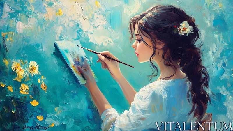 Brushstrokes of daylight swirl around the quiet painter&rsquo;s gaze