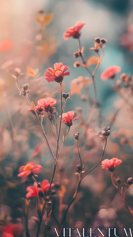 Carnation Reverie: Soft Focus Petals Suspended in Dream.