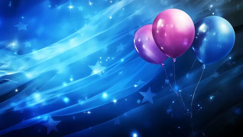 Luminous Gradient Spheres with Dynamic Light Streams and Stellar Motifs