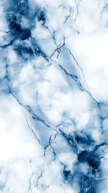 Marbled cyan veining pattern in vertical abstract composition.