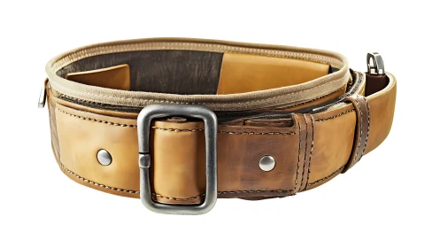 Rugged Leather Belt with Timeless Appeal and Character