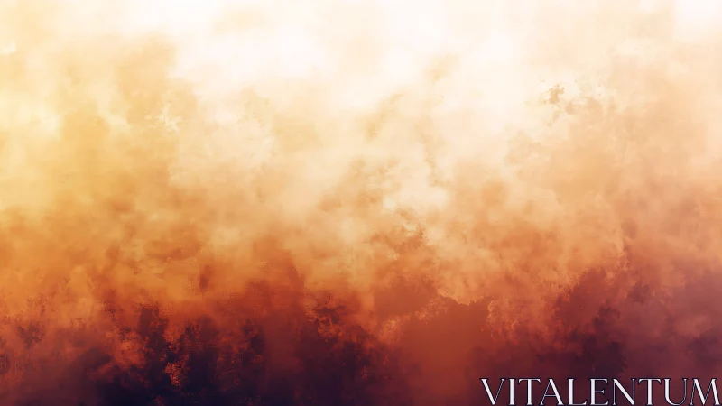 Golden atmospheric cloud texture with warm gradient.