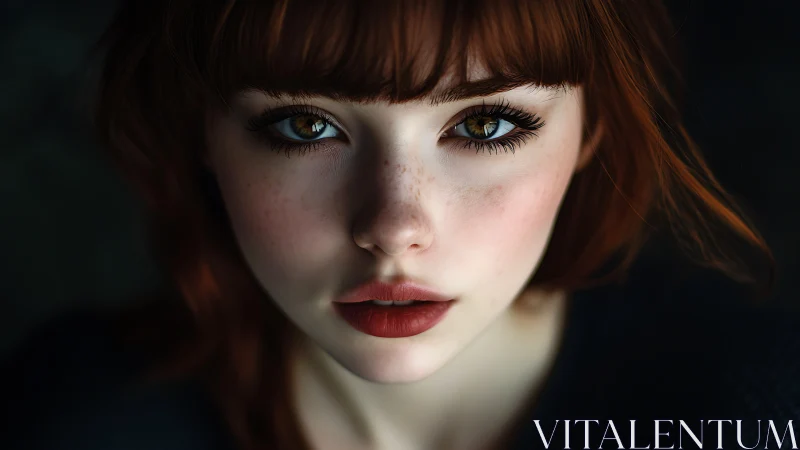 Photorealistic close portrait with cinematic depth-of-field rendering.