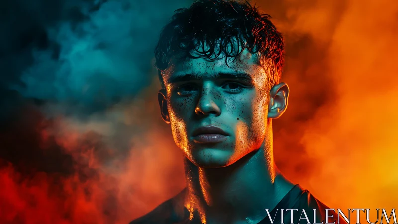 Sweat-slicked contender stares down twin storms of fire and ice