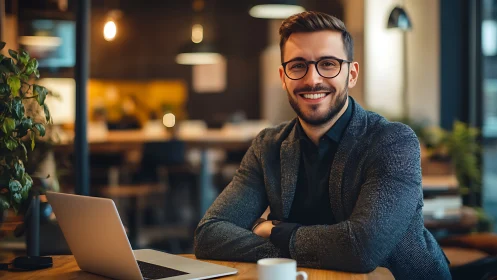 Professional Finding Joy in Modern Workspaces.