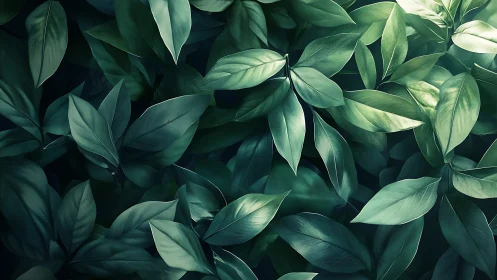 Leafy murmurs drift across a twilight sea of green