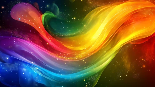 Spectral fluid dynamics of multicolor luminous waveforms.