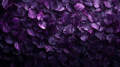 Macro close up of layered violet rose petals texture field