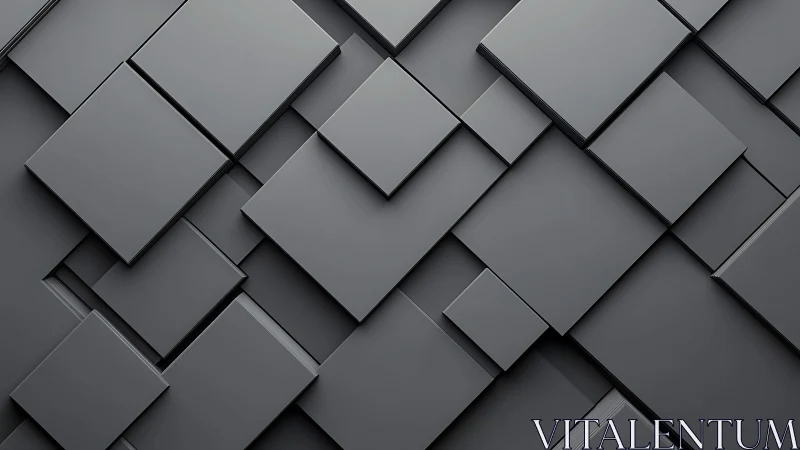 Layered graphite panels forming a calm geometric rhythm.