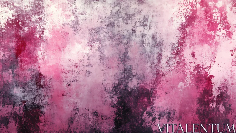 Textured magenta gradient field with eroded pigment dispersion.