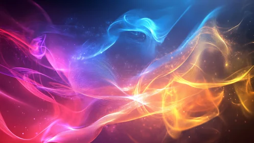 Chromatic light waves in dynamic flowing motion. Period.