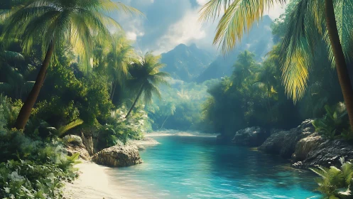 Hidden Paradise: Turquoise Waters and Tropical Sanctuary