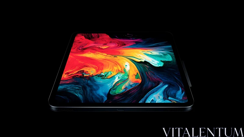 Chromatic Vortex: Where Fire Meets Ocean's Dream.