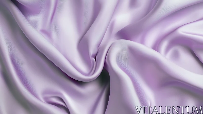 Flowing Lavender Silk Fabric in Dynamic Motion.