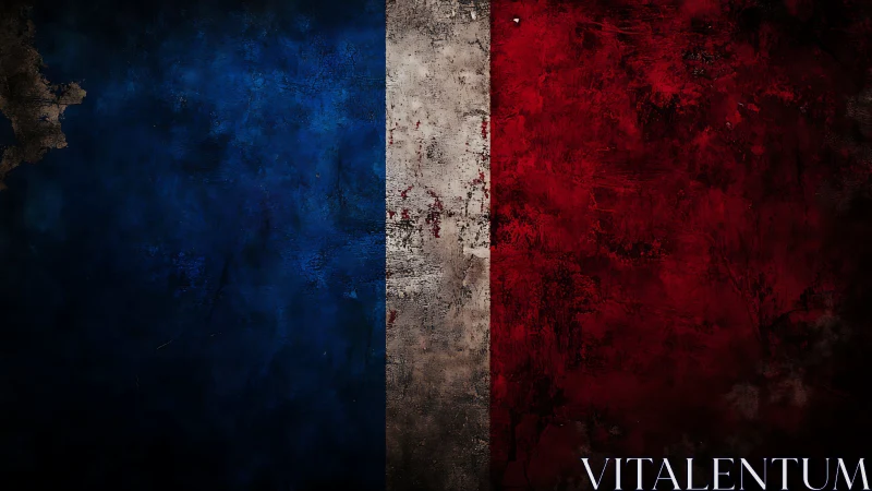 Vertically aligned tricolor texture displays worn surface