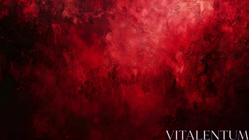 Deep Crimson Abstract Texture in Bold Expressionist Style.