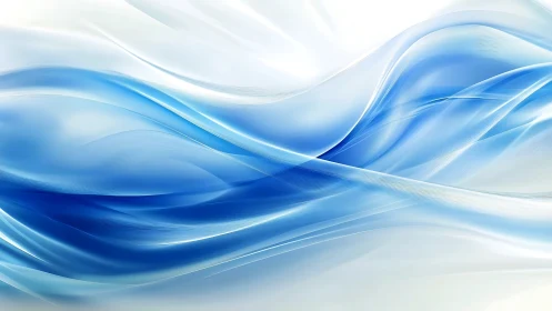 Gentle blue waves of light flowing in a calming embrace.