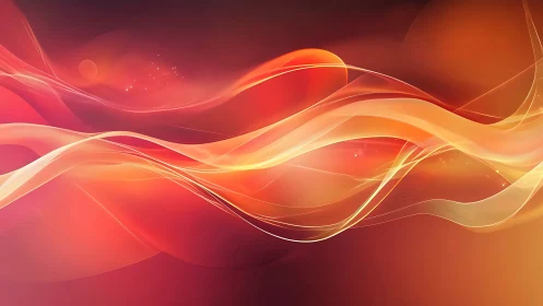 Solar ribbons drift through a crimson digital twilight sky