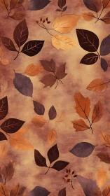 Whispering autumn leaves drifting across hazy amber skies.