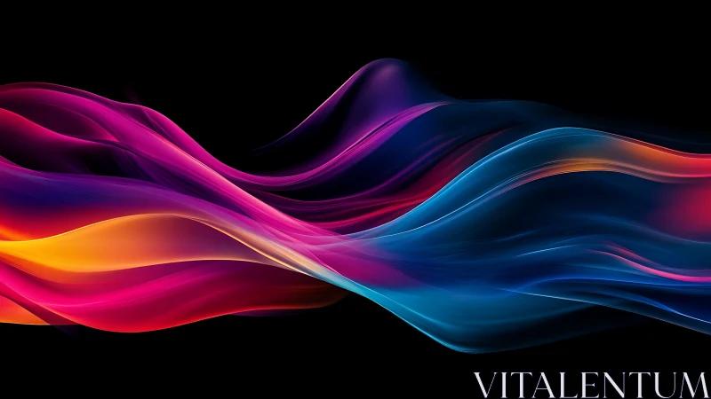 Multilayered luminous waveforms with high-saturation spectral gradients