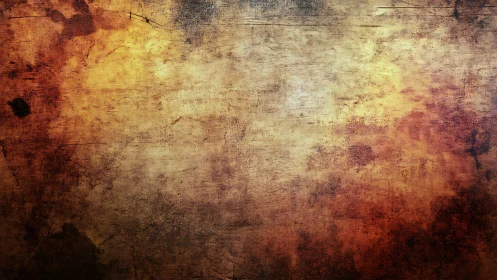 Oxidized pigment strata with distressed surface patina matrix.