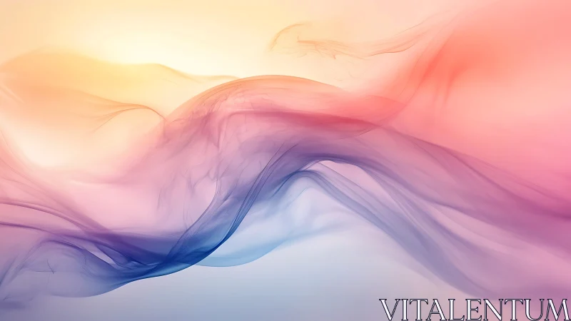 Iridescent sunrise currents swirl through silky color tides.