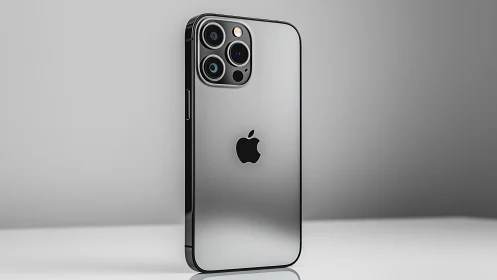 Premium smartphone displayed with quad camera system.