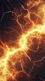 Golden Lightning Network. Electrostatic Energy Burst