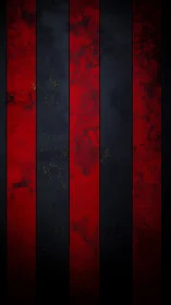 Vertical red and black grunge stripes with subtle metallic flecks.
