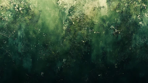 Emerald abstract texture with layered atmospheric depth.