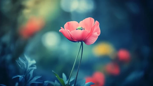 Coral Bloom Holds Court Against Dreaming Skies